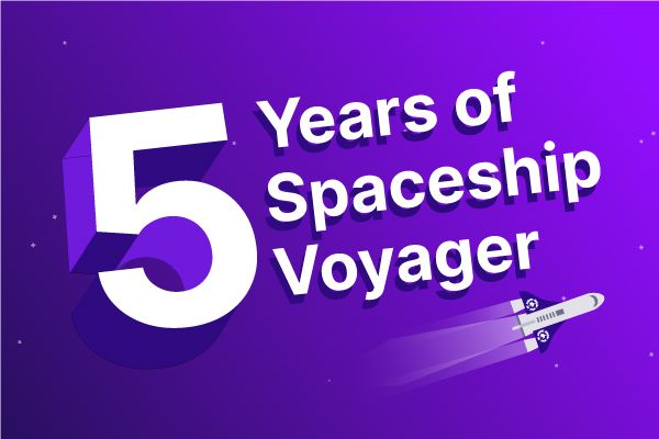 Feature image for Five years of Spaceship Voyager (and counting!)